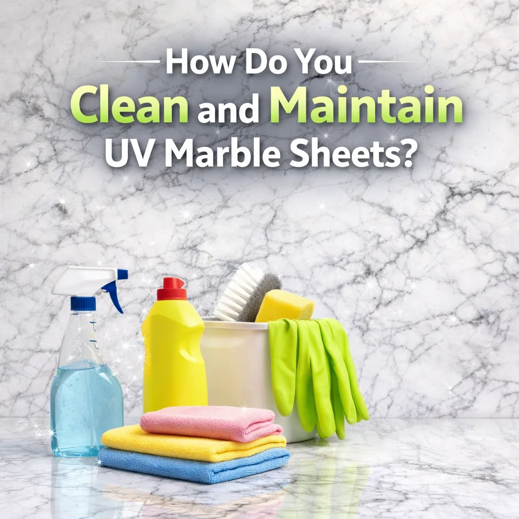How Do You Clean and Maintain UV Marble Sheets?