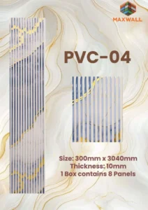 PVC decorative fluted panel