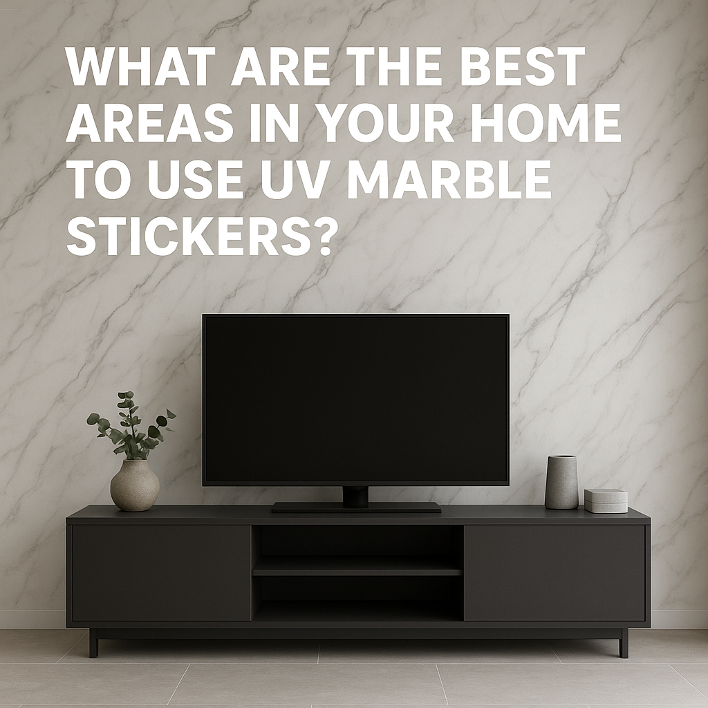 What Are the Best Areas in Your Home to Use UV Marble Stickers?