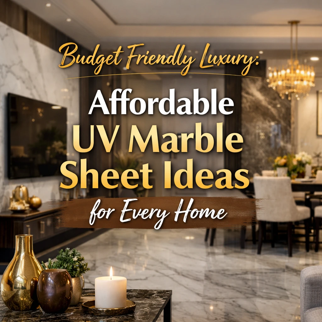 Budget Friendly Luxury Affordable UV Marble Sheet Ideas for Every Home