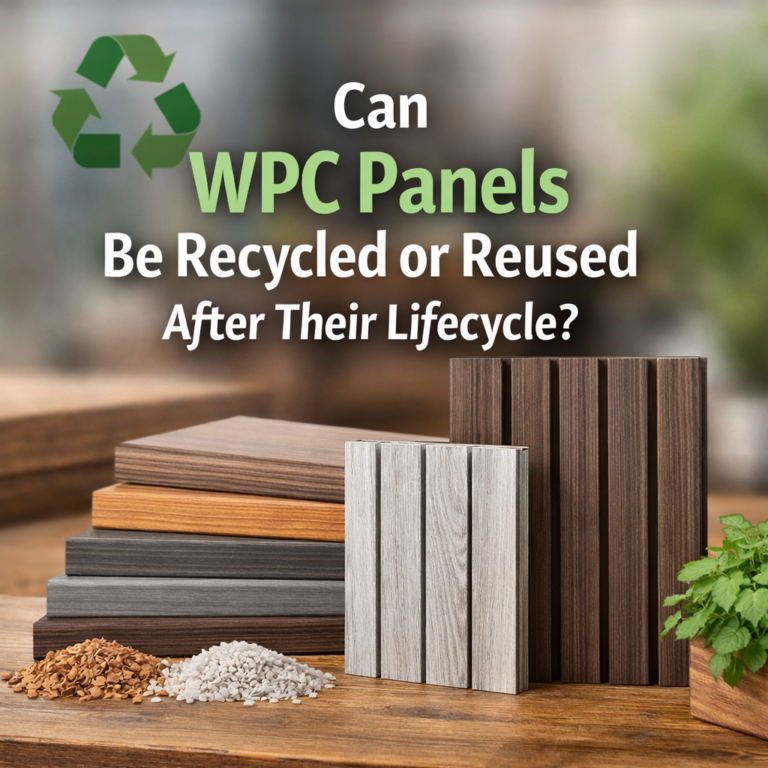 Can WPC Panels Be Recycled or Reused After Their Lifecycle?