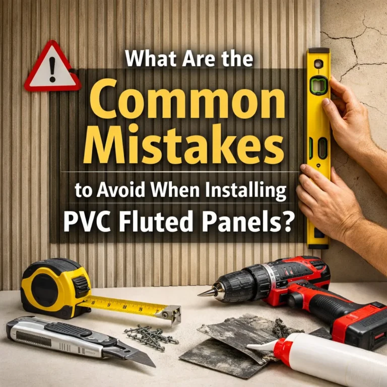 What Are the Common Mistakes to Avoid When Installing PVC Fluted Panels?
