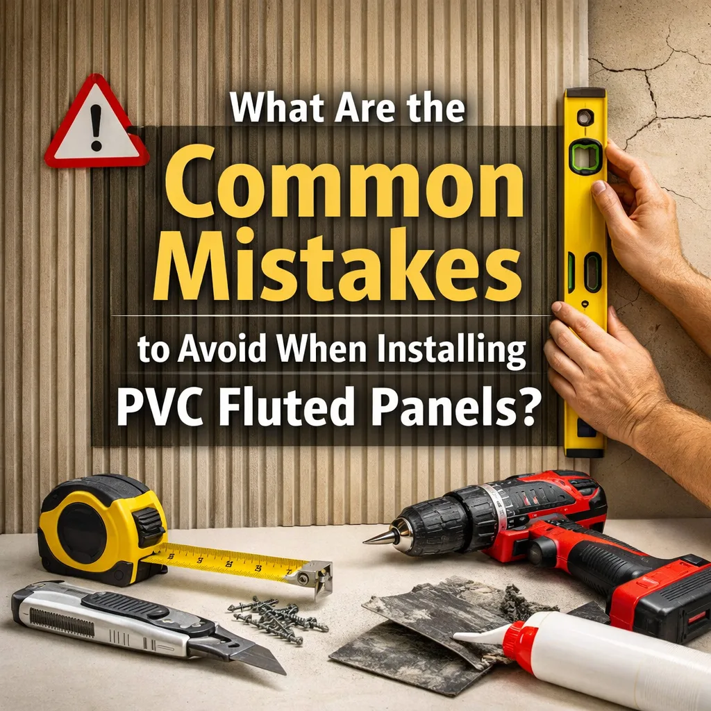 What Are the Common Mistakes to Avoid When Installing PVC Fluted Panels?