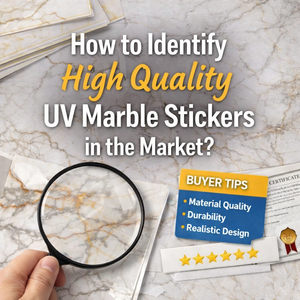 How to Identify High Quality UV Marble Stickers in the Market