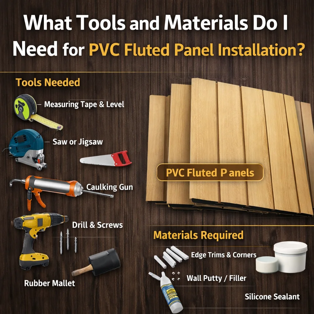 What Tools and Materials Do You Need for PVC Fluted Panel Installation?