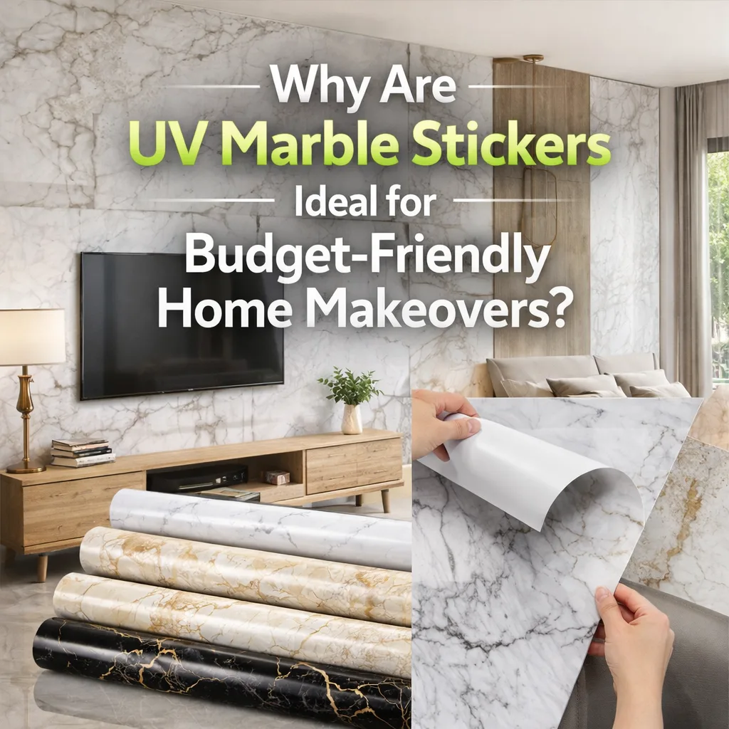 Why Are UV Marble Stickers Ideal for Budget-Friendly Home Makeovers?