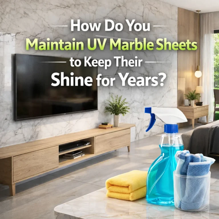 How Do You Maintain UV Marble Sheets to Keep Their Shine for Years?