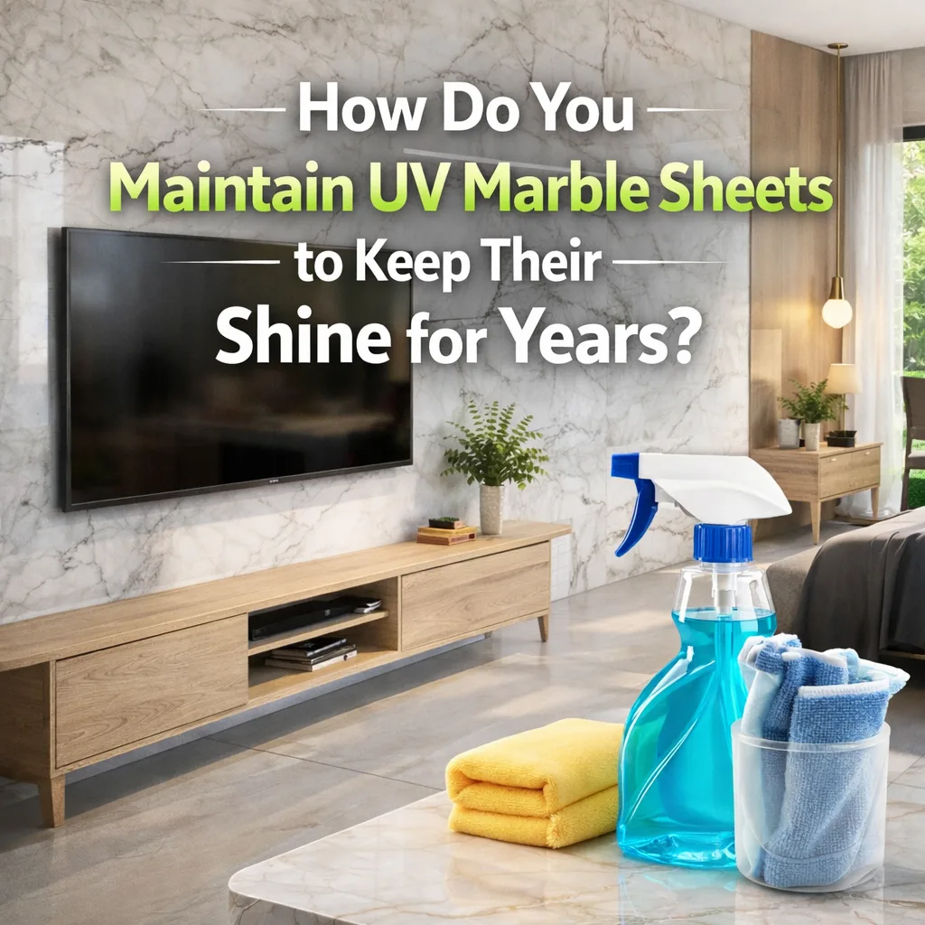 How Do You Maintain UV Marble Sheets to Keep Their Shine for Years?