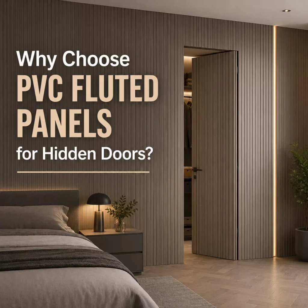 Why Choose PVC Fluted Panels for Hidden Doors