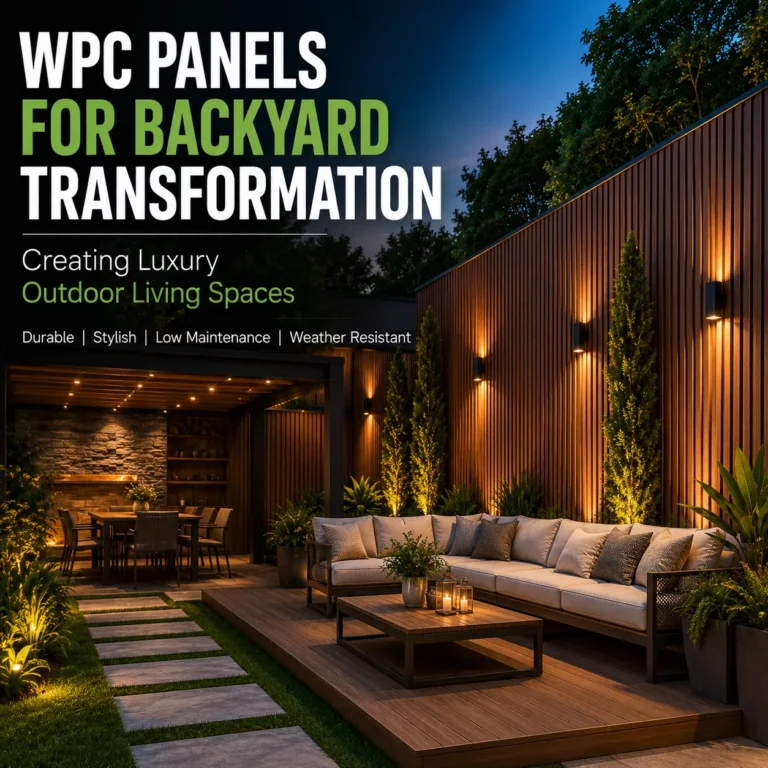 WPC Panels for Backyard Transformation: Creating Luxury Outdoor Living Spaces